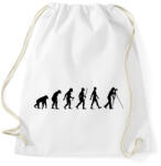 printfashion Videós/Fotós evolúció - Sportzsák, Tornazsák - Fehér (5250679)