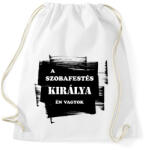 printfashion A szobafestés királya én vagyok - Sportzsák, Tornazsák - Fehér (6403528)