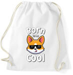 printfashion Born to be cool - Sportzsák, Tornazsák - Fehér (5332390)