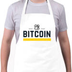 printfashion Bitcoin forever - Kötény - Fehér (4912320)