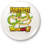 printfashion Shenron Glider - Fortnite game - Kitűző, hűtőmágnes - Fehér (8256407)