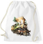 printfashion vonat - Sportzsák, Tornazsák - Fehér (16155039)