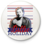 printfashion Billie Holiday - Kitűző, hűtőmágnes - Fehér (7656876)