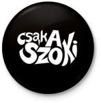 printfashion csak a szoki - Kitűző, hűtőmágnes - Fekete (16293881)