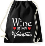 printfashion Wine is - Sportzsák, Tornazsák - Fekete (2217151)