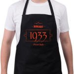 printfashion since-1933-red-black - Kötény - Fekete (4925543)