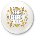 printfashion Csendes - Kitűző, hűtőmágnes - Fehér (5651849)