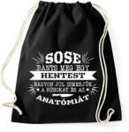printfashion Sose bánts meg egy hentest - Sportzsák, Tornazsák - Fekete (9391140)