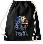 printfashion Amerikai gyilkos - Sportzsák, Tornazsák - Fekete (806876)