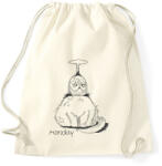 printfashion Hétfő cica - Sportzsák, Tornazsák - Natúr (14226398)