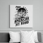 printfashion Amerika büszkesége - Vászonkép - Fehér (6620626)