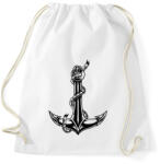printfashion Horgony - Sportzsák, Tornazsák - Fehér (13789607)