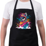 printfashion Láma sapkában - Kötény - Fekete (14033678)