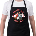 printfashion Aki barátot talál - Kötény - Fekete (9829522)