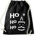 printfashion Ho ho ho Mikulás - Sportzsák, Tornazsák - Fekete (14911766)