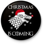 printfashion Christmas is coming! - Kitűző, hűtőmágnes - Fekete (3093134)