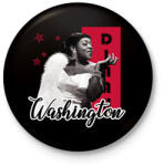 printfashion Dinah Washington - Kitűző, hűtőmágnes - Fekete (7656881)