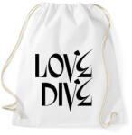 printfashion Love Dive - Sportzsák, Tornazsák - Fehér (15271941)