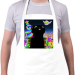 printfashion Catnip for a little cat - Kötény - Fehér (13797334)