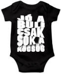 printfashion Jó a buli csak sok a köcsög - Baba Body - Fekete (16637075)