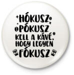 printfashion Hókusz Pókusz - Kitűző, hűtőmágnes - Fehér (16664042)