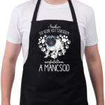 printfashion Megtaláltam a mancsod - Mopsz pug - Kötény - Fekete (5454920)