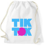 printfashion TikTok komment - Sportzsák, Tornazsák - Fehér (2610931)