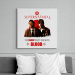 printfashion supernatural castial and jack - Vászonkép - Fehér (6631650)