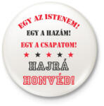 printfashion Honvéd - Kitűző, hűtőmágnes - Fehér (3089519)