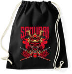 printfashion Szamuráj - Sportzsák, Tornazsák - Fekete (13743612)
