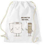 printfashion New here. . . - Sportzsák, Tornazsák - Fehér (16002493)