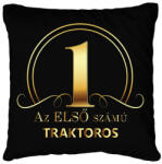 printfashion Az első számú traktoros - Arany - Párnahuzat, Díszpárnahuzat - Fekete (6598119)