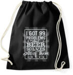 printfashion The solution - Sportzsák, Tornazsák - Fekete (639014)