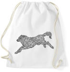 printfashion Farkas - Sportzsák, Tornazsák - Fehér (13234337)