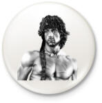 printfashion Rambo - Kitűző, hűtőmágnes - Fehér (3087744)