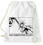 printfashion Are computers alive? - Sportzsák, Tornazsák - Fehér (13582226)