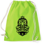 printfashion Pingvin - Sportzsák, Tornazsák - Limezöld (408859)