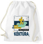 printfashion Kéktúra - Sportzsák, Tornazsák - Fehér (7670051)
