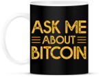 printfashion BITCOIN 4 EVER 85 - Bögre - Fekete (6240101)