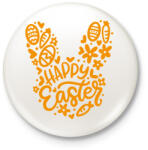printfashion Happy Easter bunny - Kitűző, hűtőmágnes - Fehér (13086614)