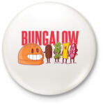 printfashion Bungalow - Kitűző, hűtőmágnes - Fehér (5109874)