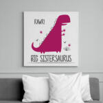 printfashion Big Sistersaurus - Vászonkép - Fehér (14067013)