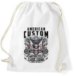 printfashion american motorcycle - Sportzsák, Tornazsák - Fehér (14919859)