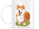 printfashion Corgi kutyus - Bögre - Fehér (12418983)