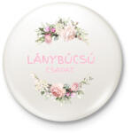 printfashion Lánybúcsú csapat - Kitűző, hűtőmágnes - Fehér (5320159)