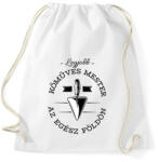 printfashion Legjobb kőműves mester az egész világon - Sportzsák, Tornazsák - Fehér (6554895)