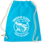 printfashion Amerikai klasszikus - Sportzsák, Tornazsák - Surf blue (163604)