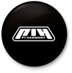 printfashion P1 Harmony White - Kitűző, hűtőmágnes - Fekete (11538604)