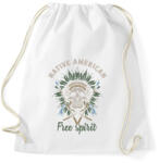 printfashion Indián koponya 02 - Free Spirit - Sportzsák, Tornazsák - Fehér (4956920)