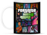 printfashion GTA Fortnite - Bögre - Fekete (928405)
